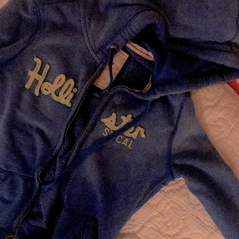 Hollister zip up hoodie